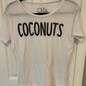 Chaser coconuts tshirt
